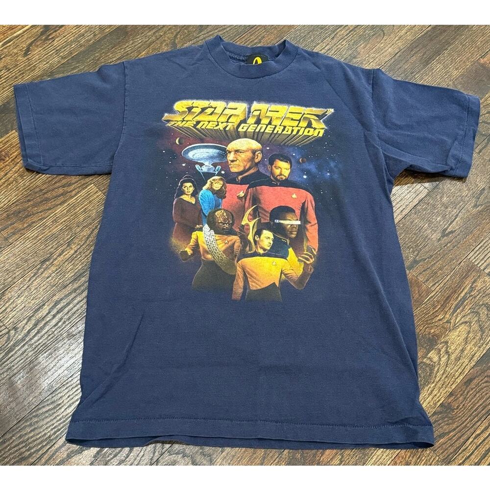 Vintage 1997 Star Trek The Next Generation T-Shirt Size Large Made in USA